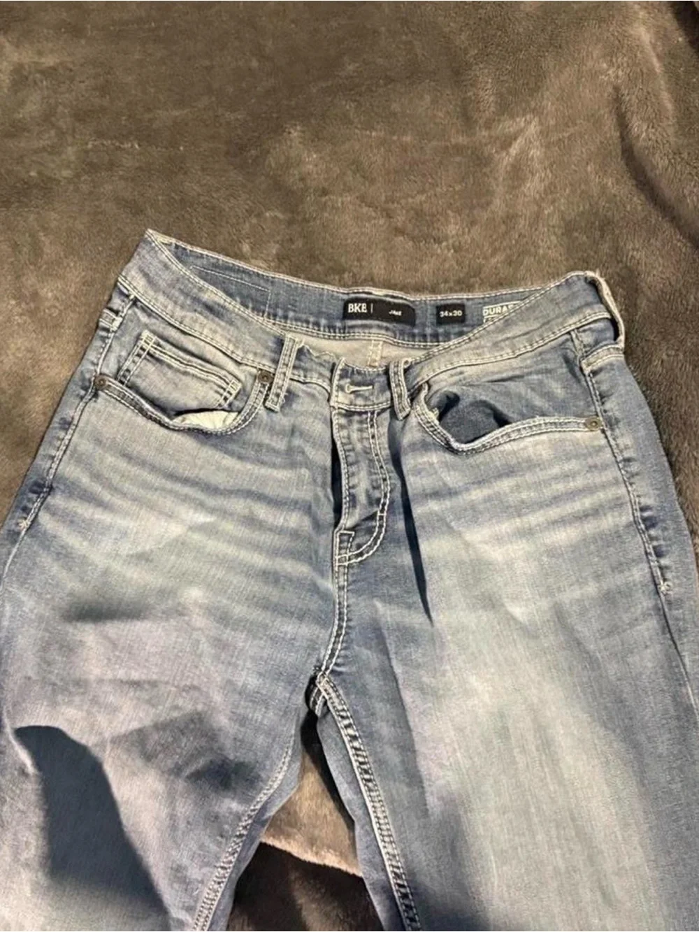 BKE Light Wash Jeans - Pale Blue